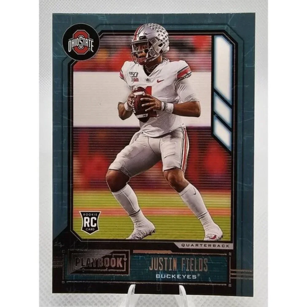 2021 Justin Fields Panini Chronicles Playbook Draft Picks RC #333 Chicago Bears